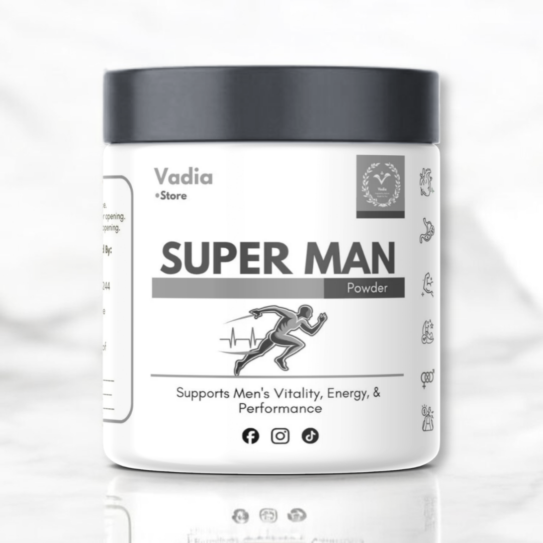 Super Man Powder - Blend of Maca, Shilajit & Tribulus Terrestris – Natural Vitality & Stamina Booster