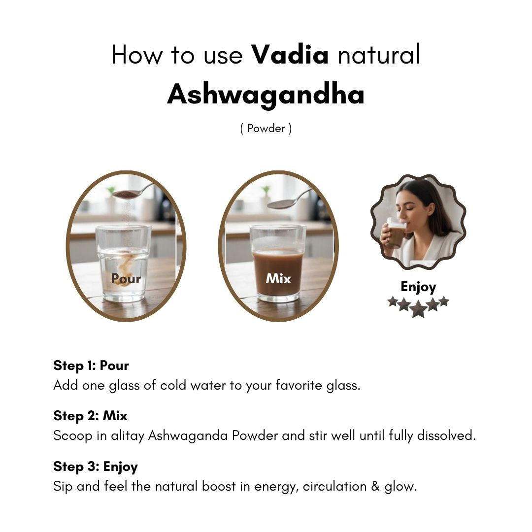 Ashwagandha Powder - Release Stress & Boosts Energy